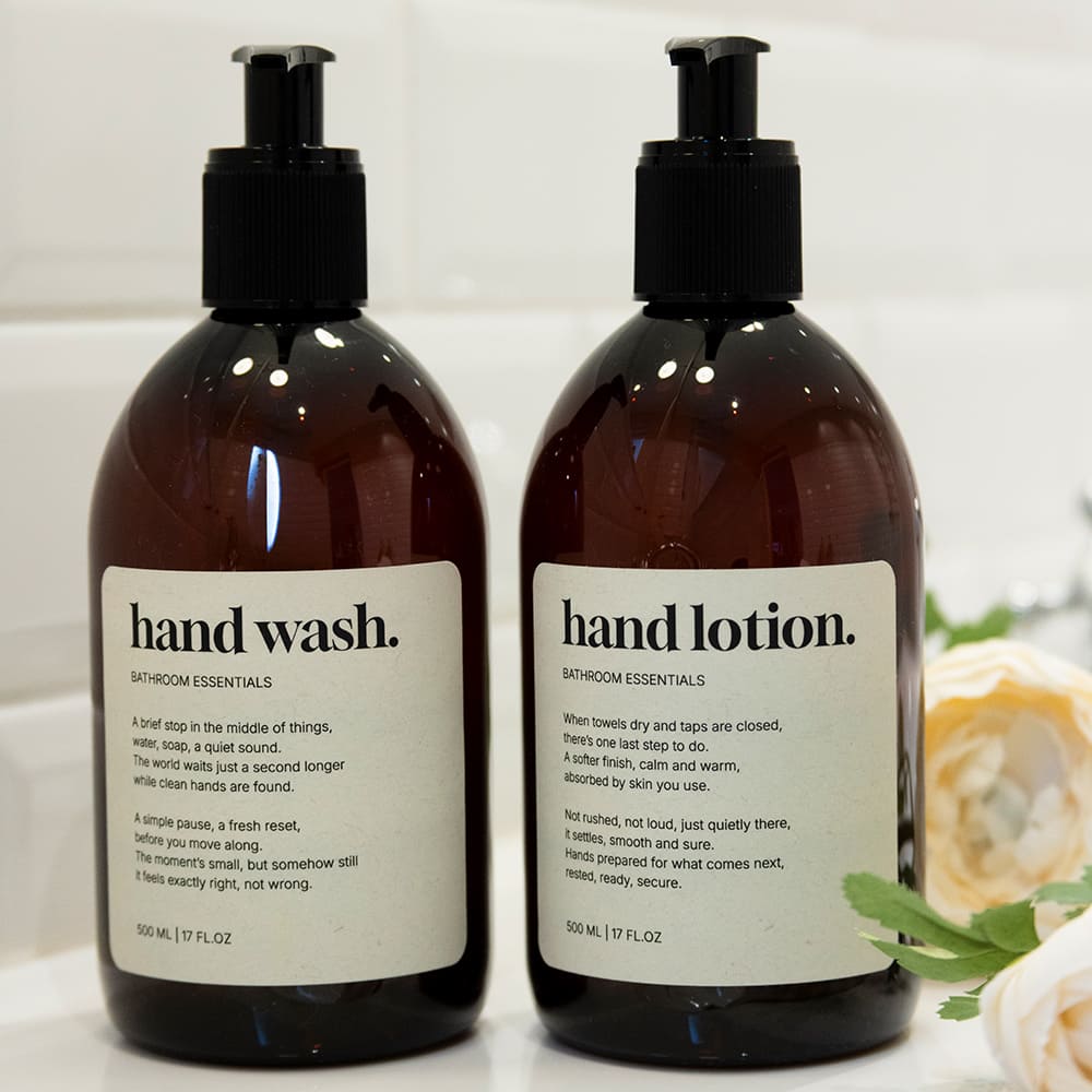 Zelfklevend Etiket Premium - Hand Lotion - Beige