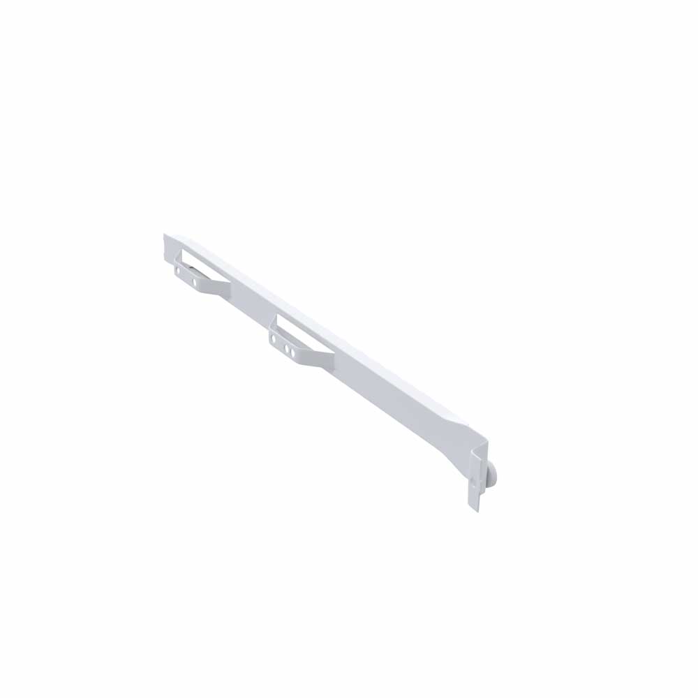 Rollenrail 500/16 - Rechts en Links - 224/256 mm - Wit