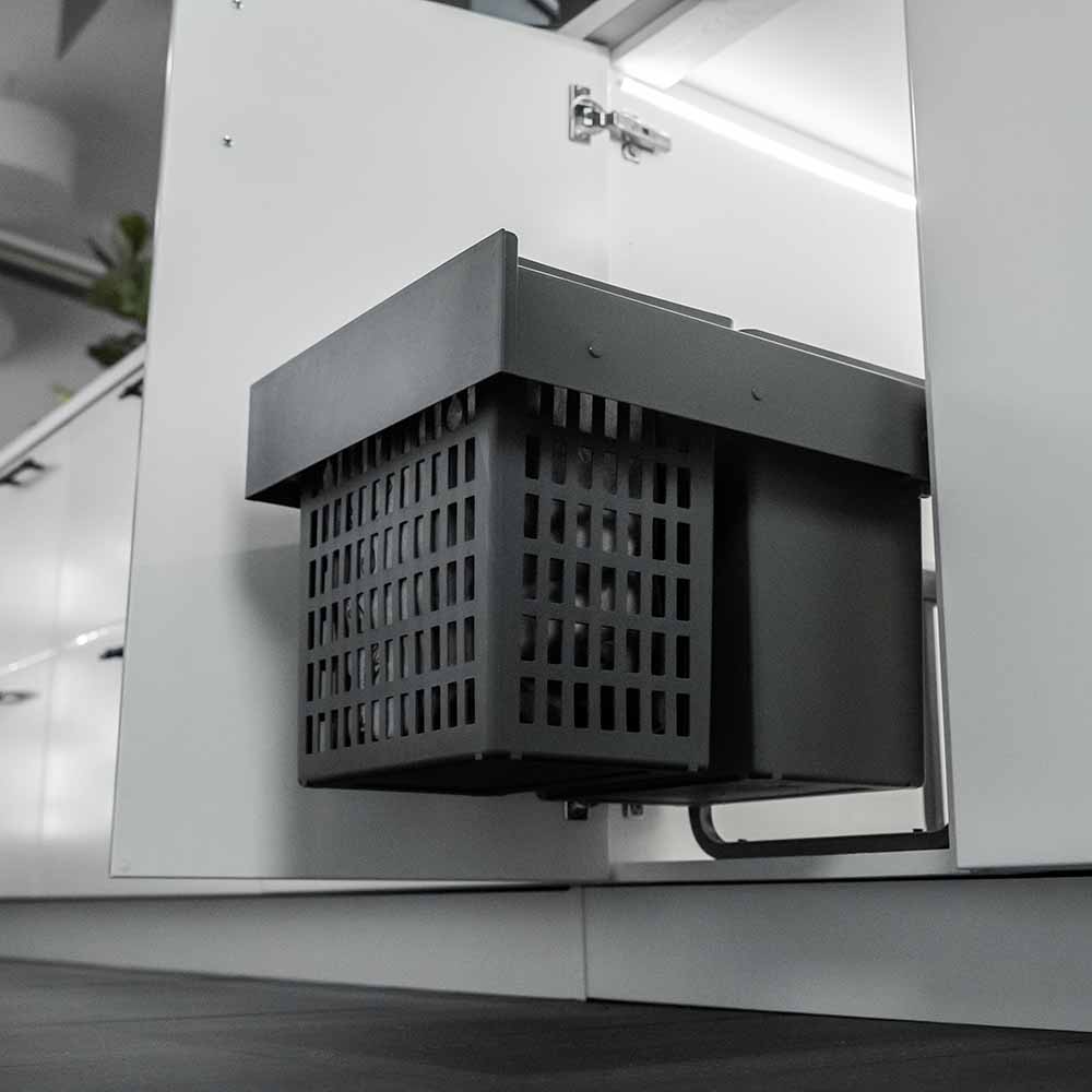 Inbouw Afvalemmer - Select Base Eco - Donkergrijs