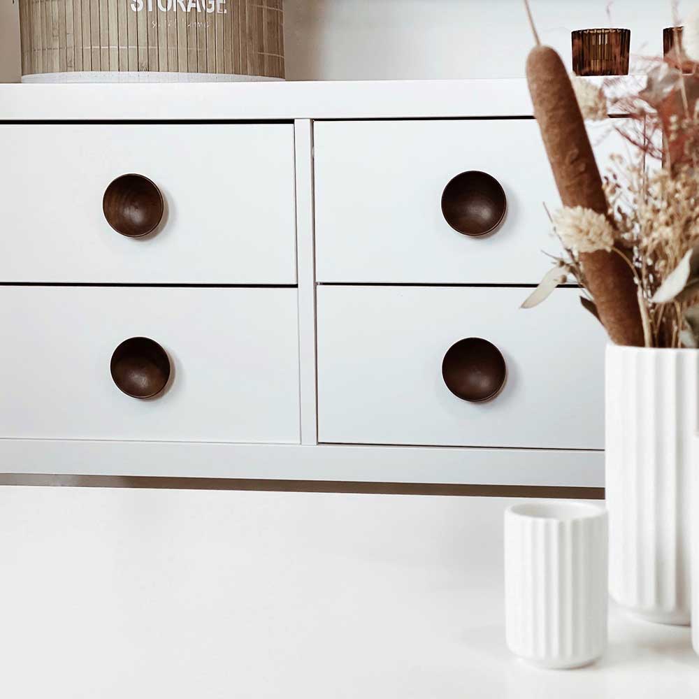 Knop Olympia - Walnoot