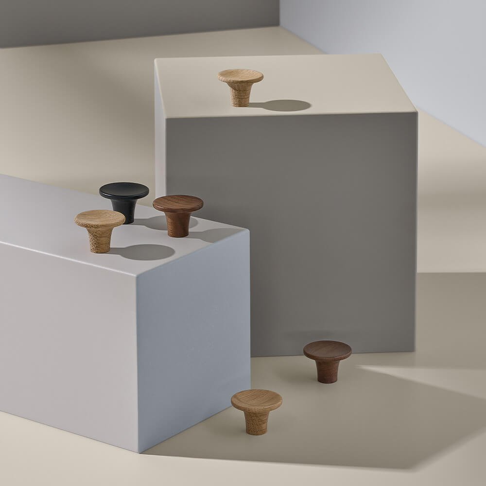 Knop Tuba - Zwart