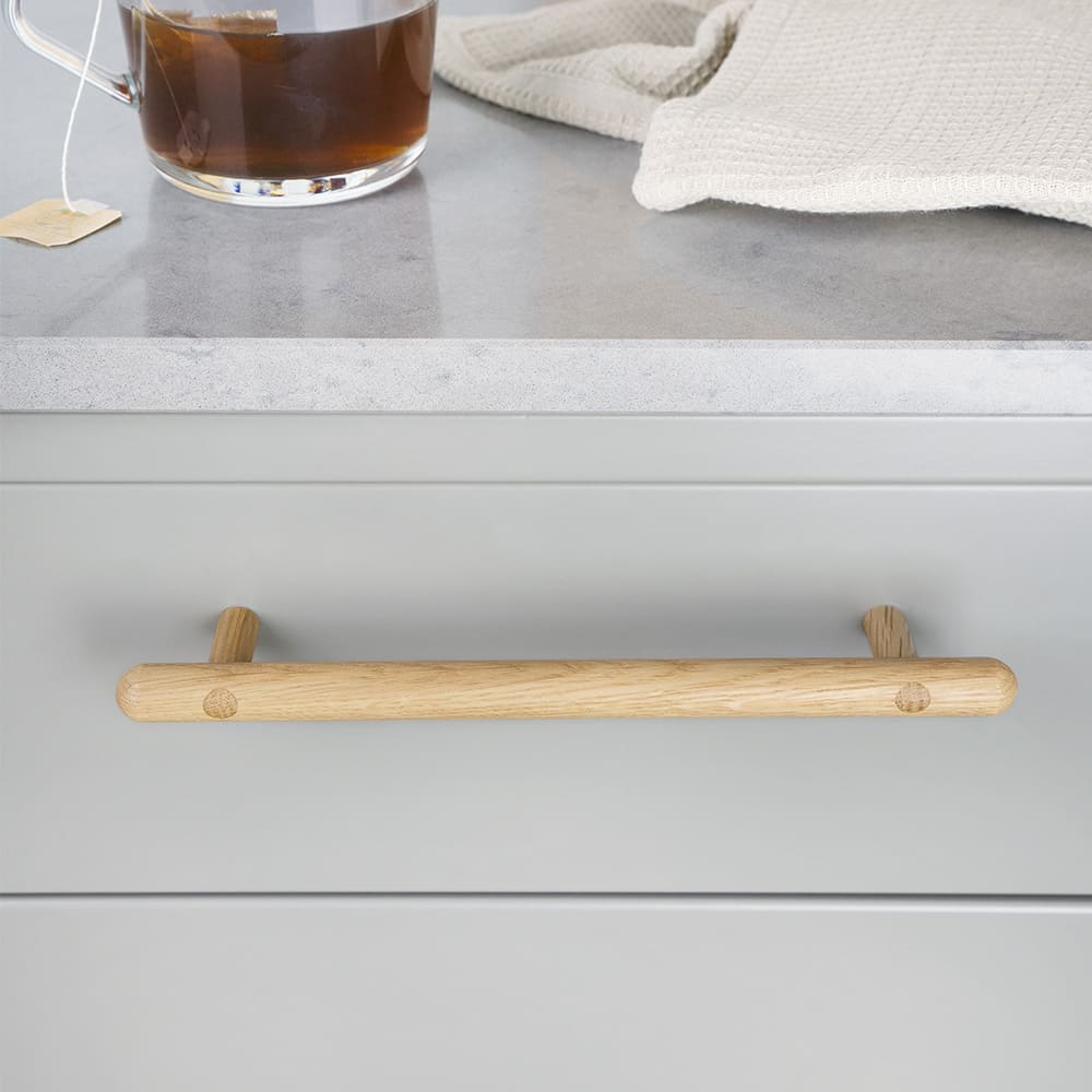 Handgreep Lunden - 160mm - Eiken