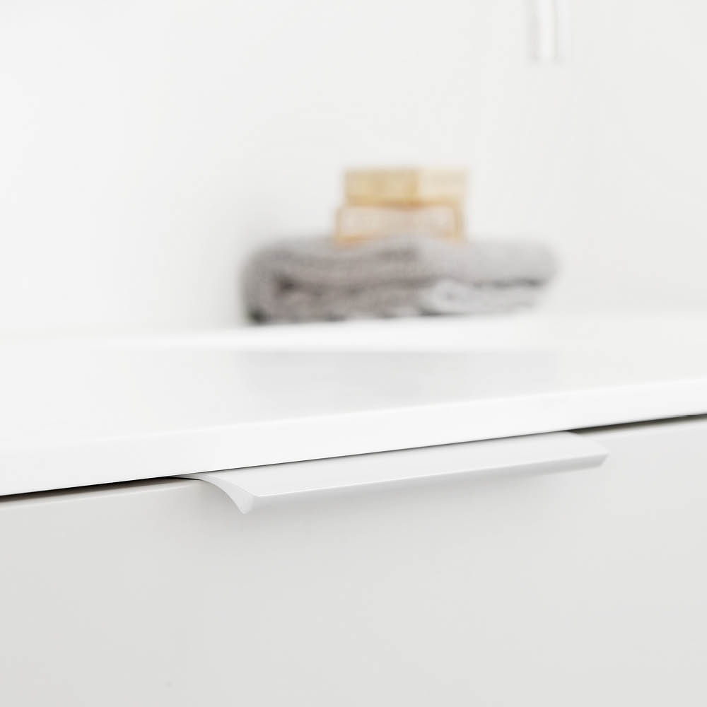 Greeplijsten Edge Straight - 350mm - Wit Gelakt