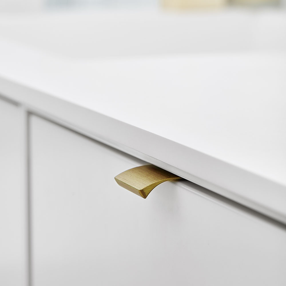 Greeplijsten Edge Straight - Geborsteld Messing