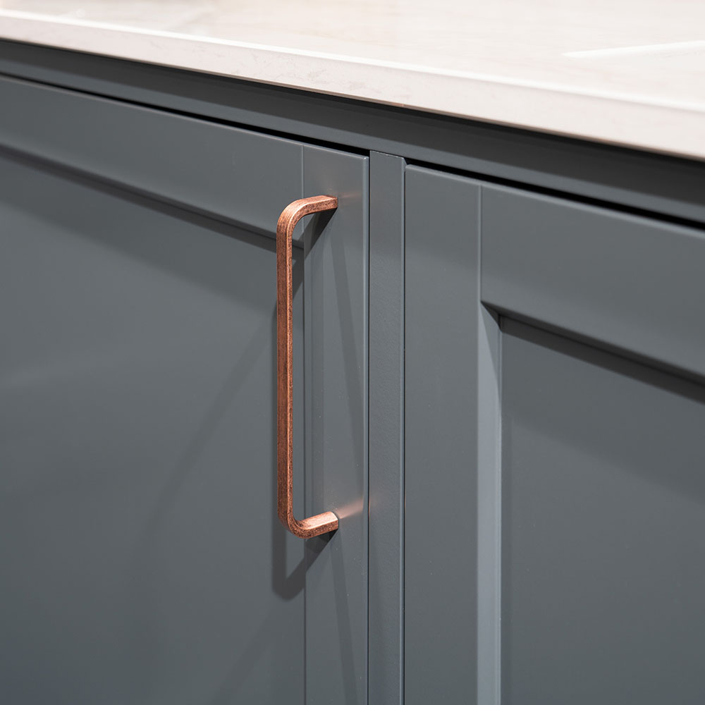 Handgreep Grace - 160mm - Antiek Koper