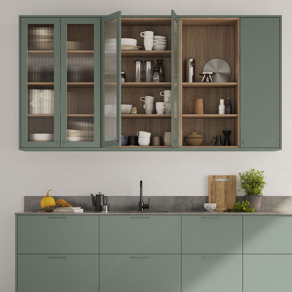 Knop T Viva - Saliegroen