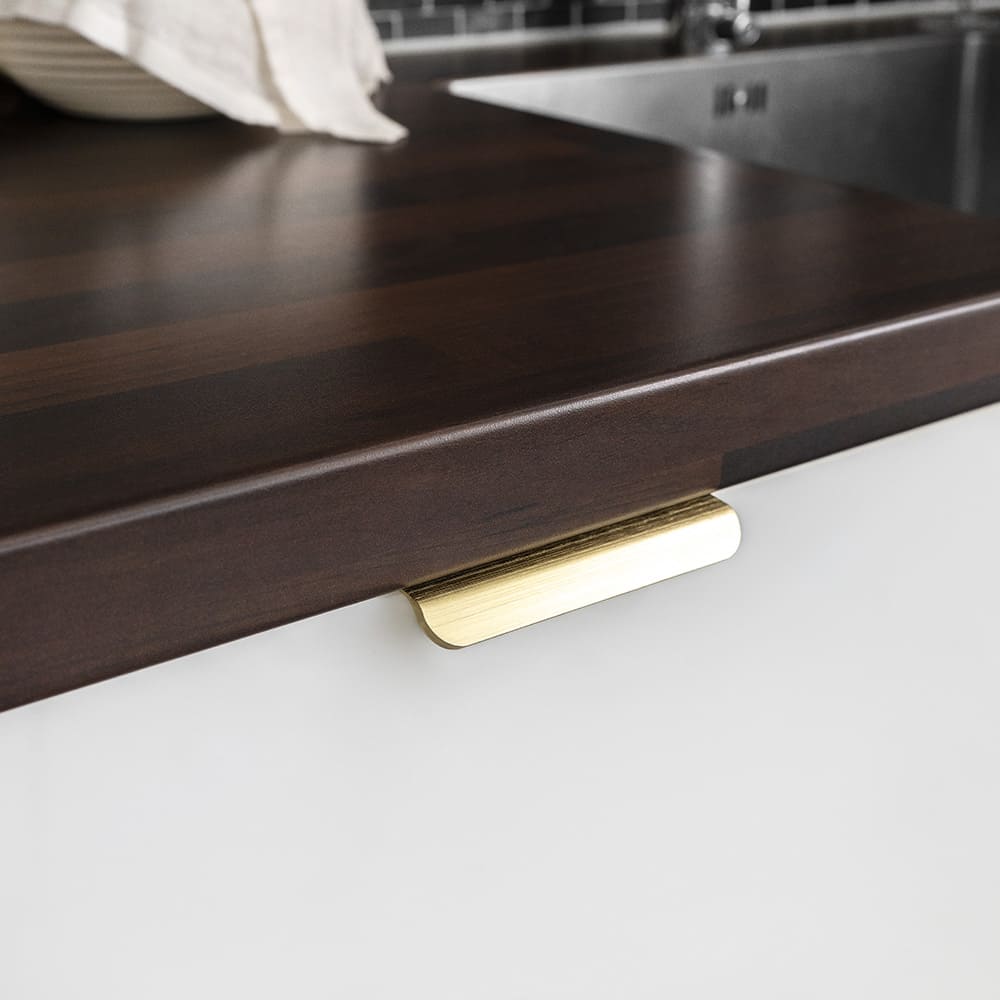 Greeplijsten Roundy - Geborsteld Messing