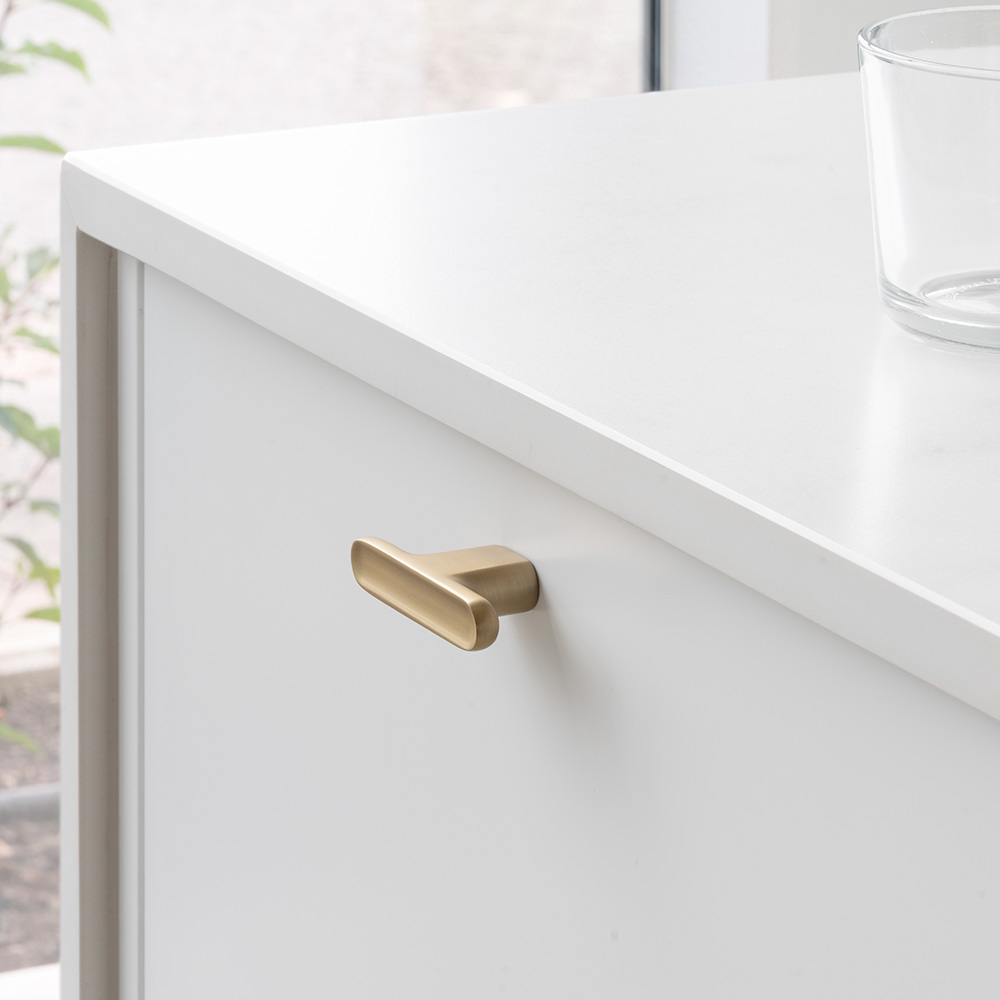 Knop T Vibe Soft - Geborsteld Goud