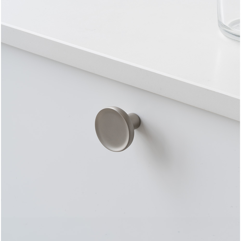 Knop Vibe Soft - 38mm - RVS Look