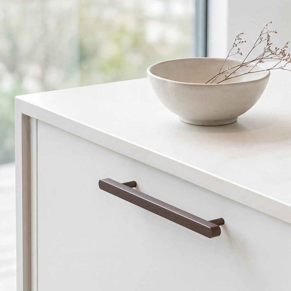 Handgreep Rod - 160mm - Donker Brons