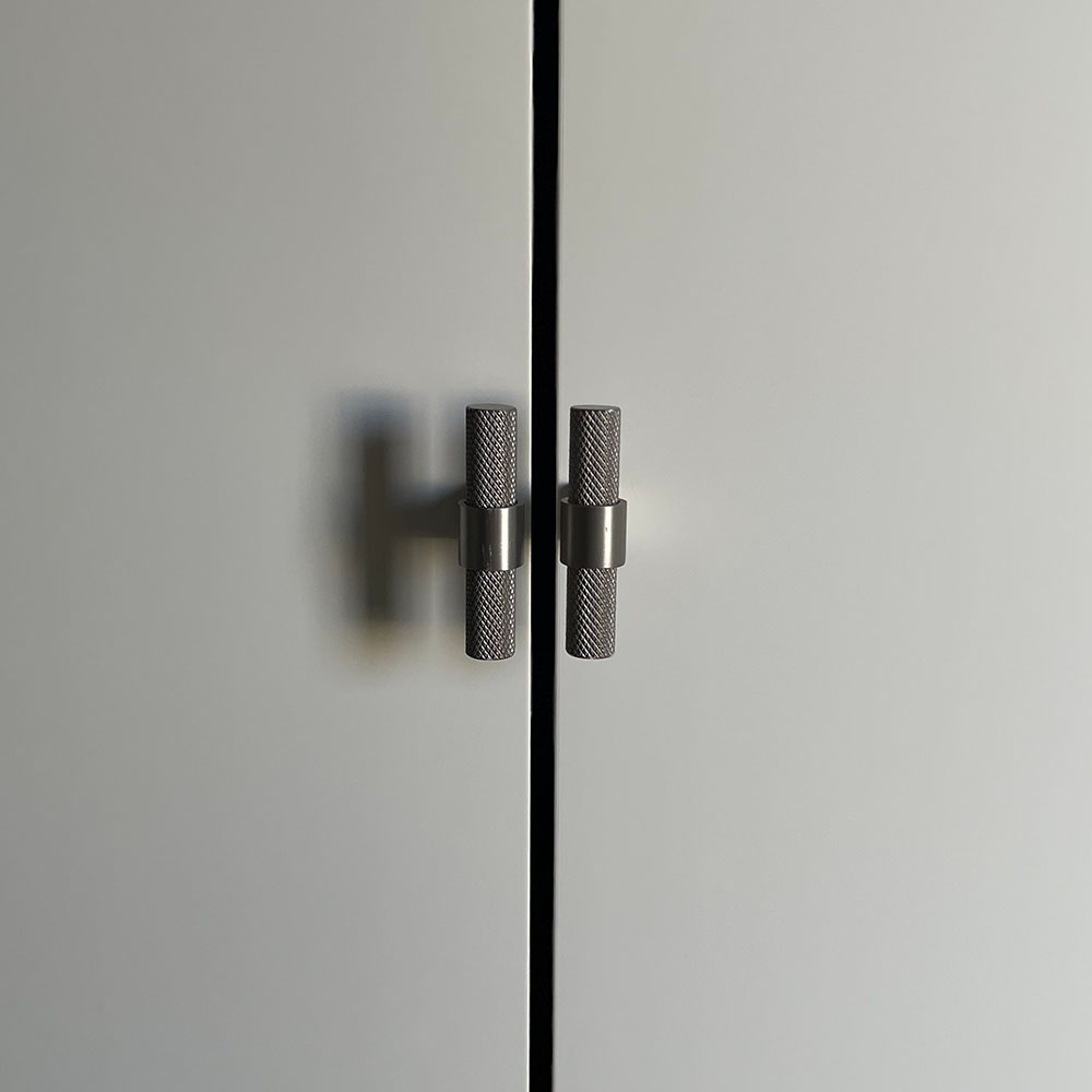 Knop T Helix - RVS Afwerking
