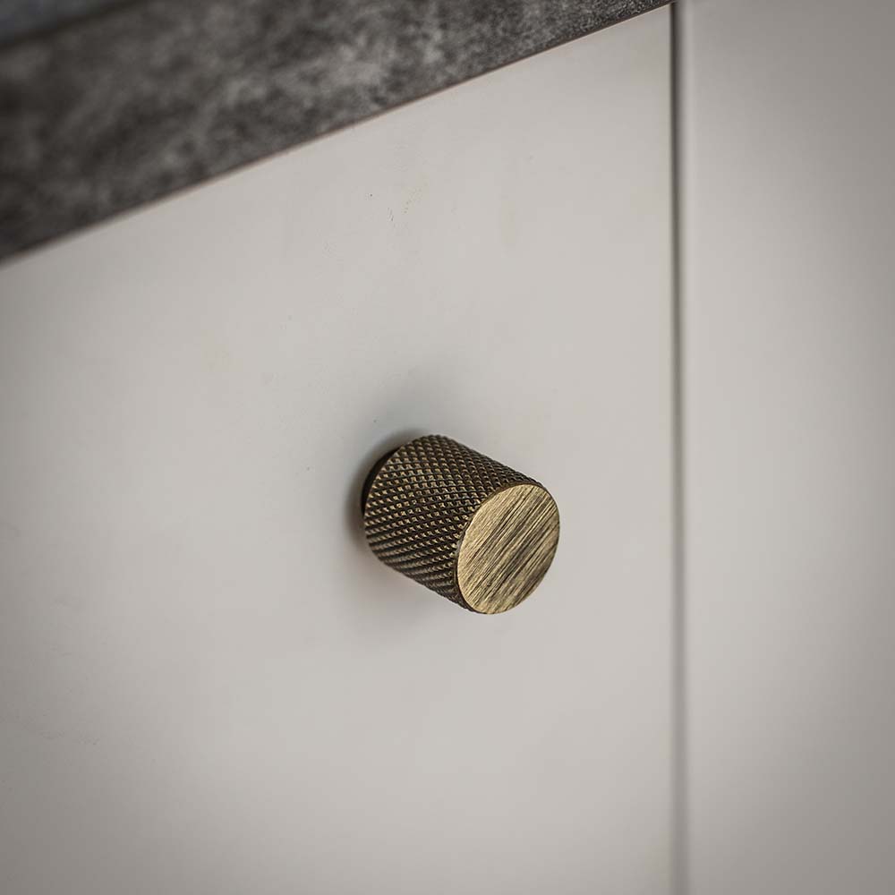 Knop Helix - 20mm - Antiek Brons