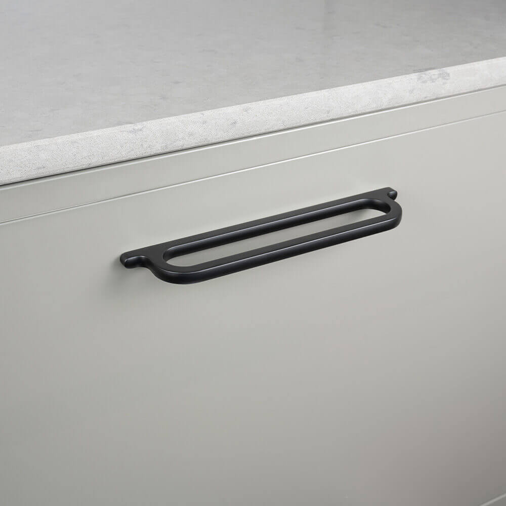 Handgreep Omega - 160mm - Mat Zwart