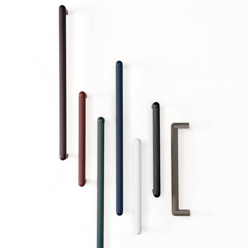 Handgreep Riss Mini - 192mm - Bosgroene
