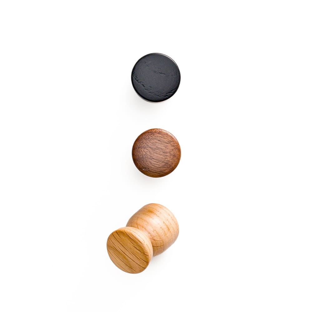Knop Piece - Mat Zwart