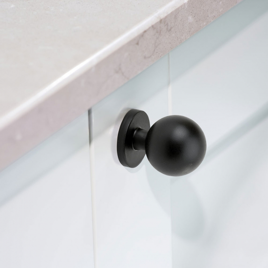 Knop Solliden - Mat Zwart