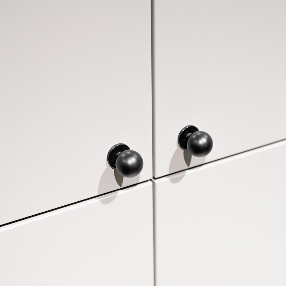 Knop Solliden - Mat Zwart