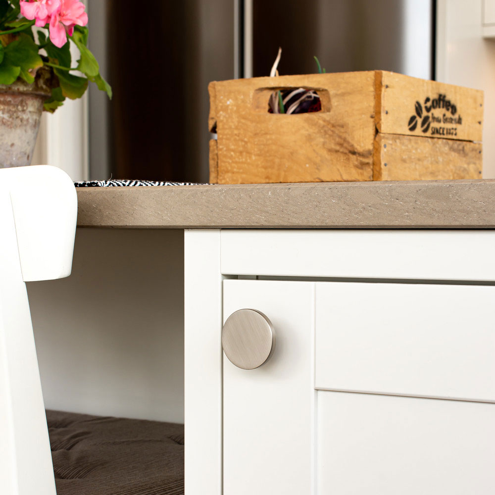 Knop Como Big - RVS Afwerking