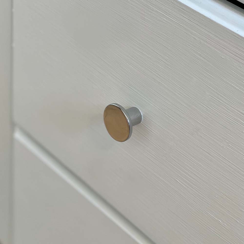 Knop Como - Chroom