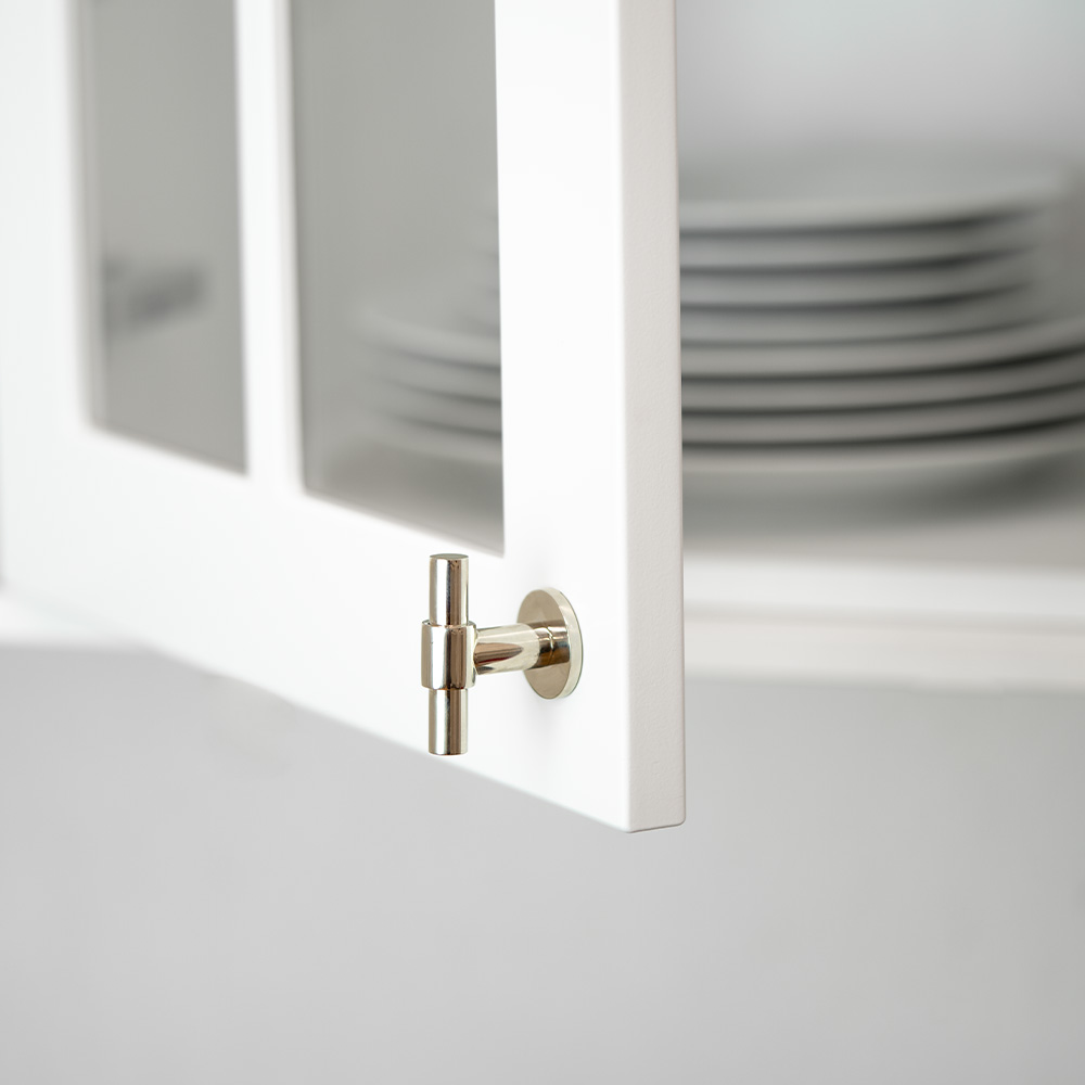 Knop T Uniform - Gepolijst Nikkel