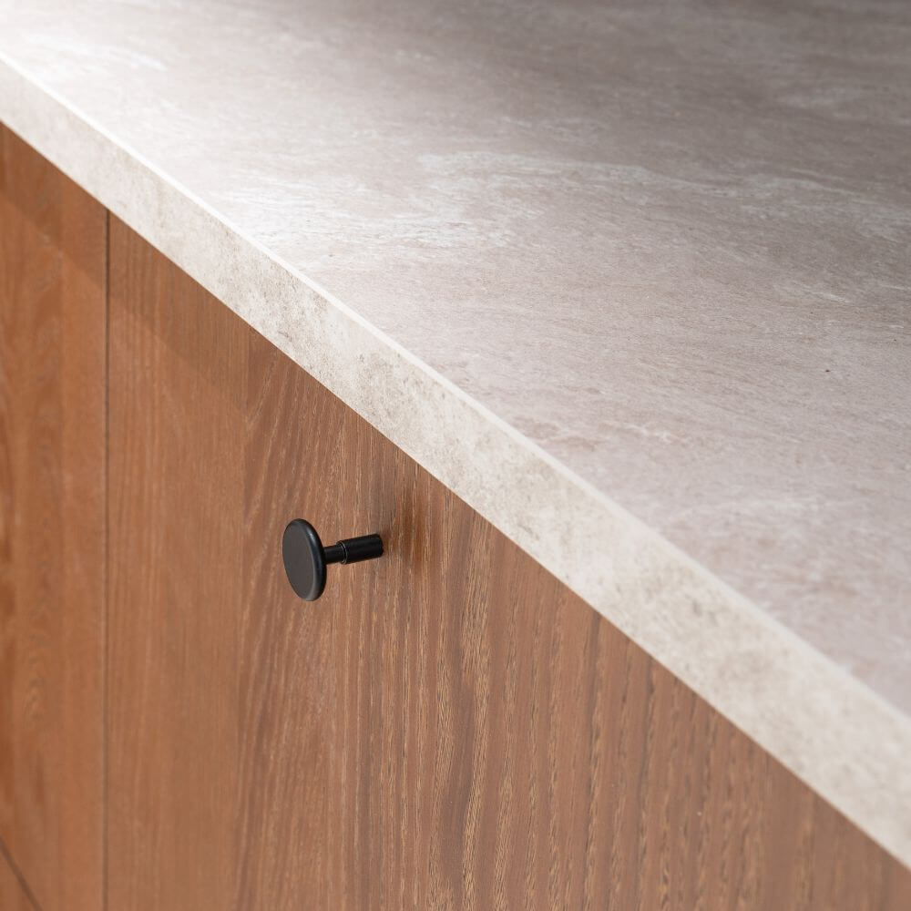 Knop Spira - Mat Zwart