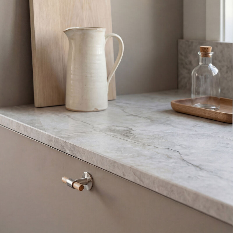 Knop T Uniform - Eiken/Geborsteld RVS