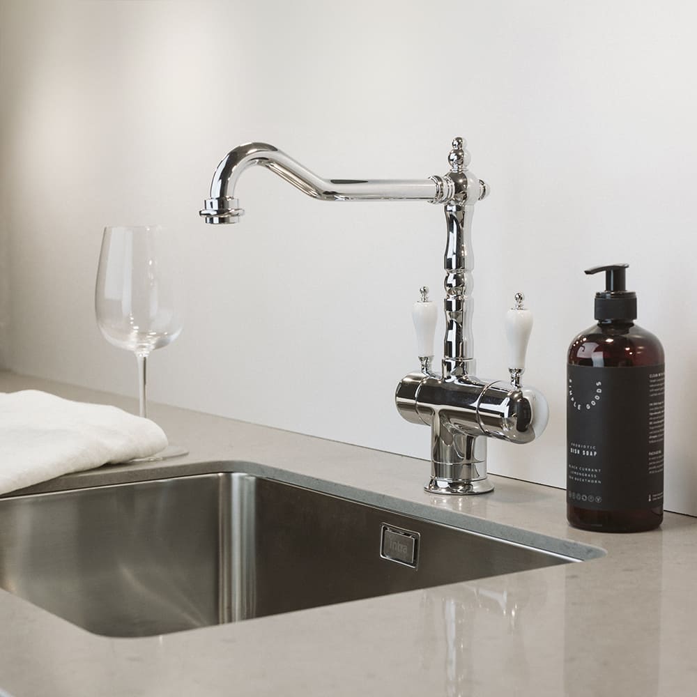 Keukenmengkraan Oslo Retro - Chroom