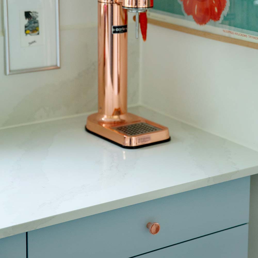 Knop 2078 - Gepolijst Koper