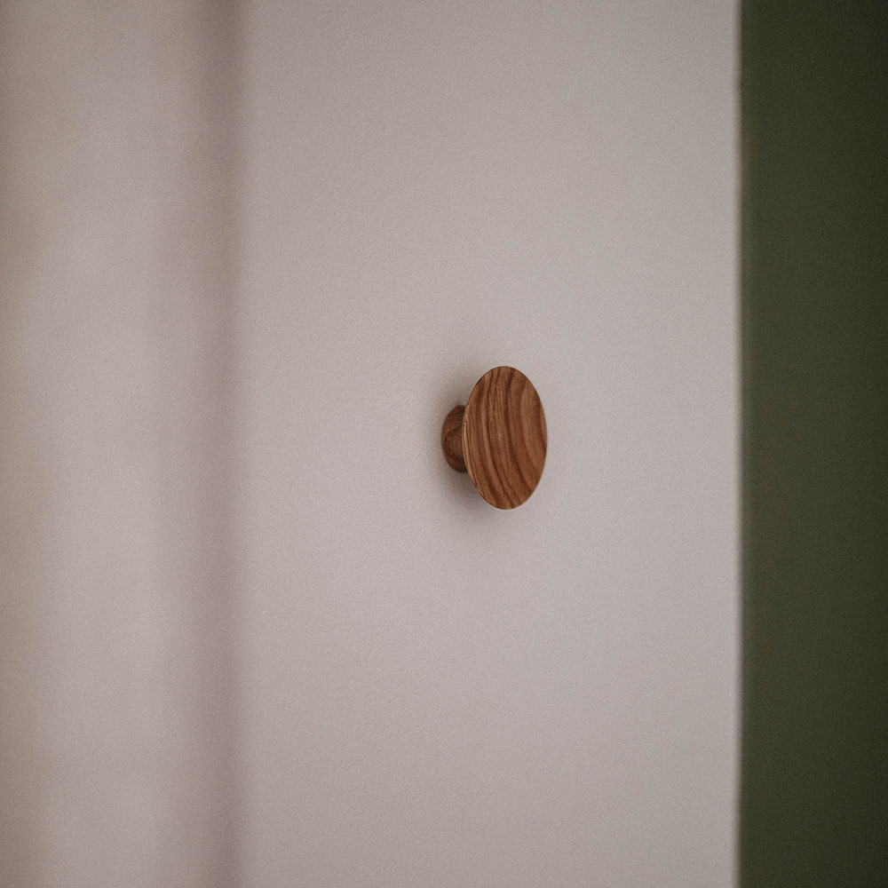 Haak Olympia - 50mm - Walnoot