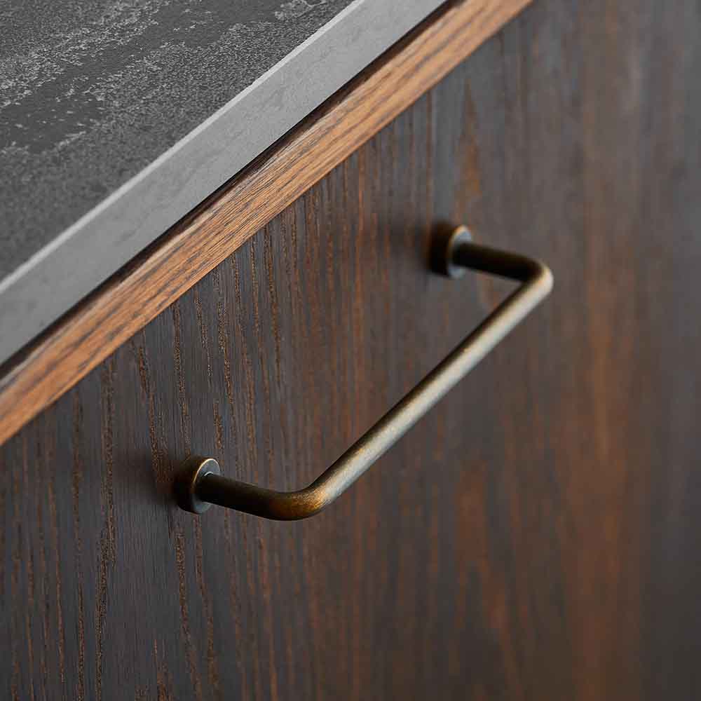 Handgreep Lounge - 160mm - Antiek Bruin