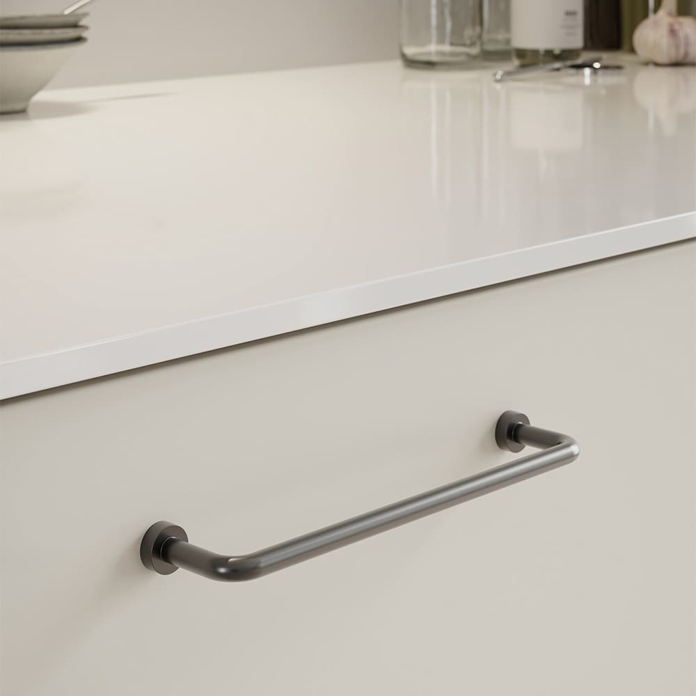 Handgreep Lounge - 160mm - Gunmetal