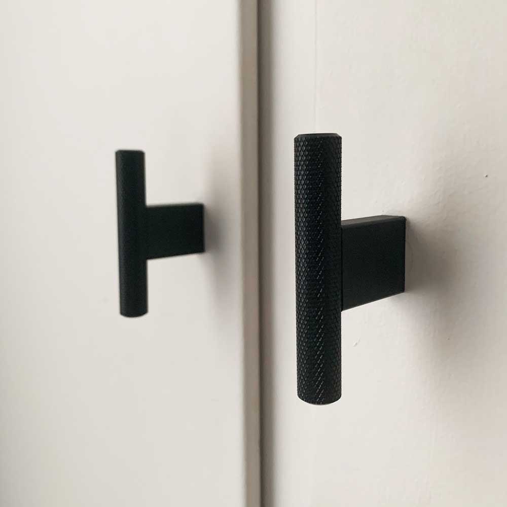 Knop T Graf Mini - Zwart