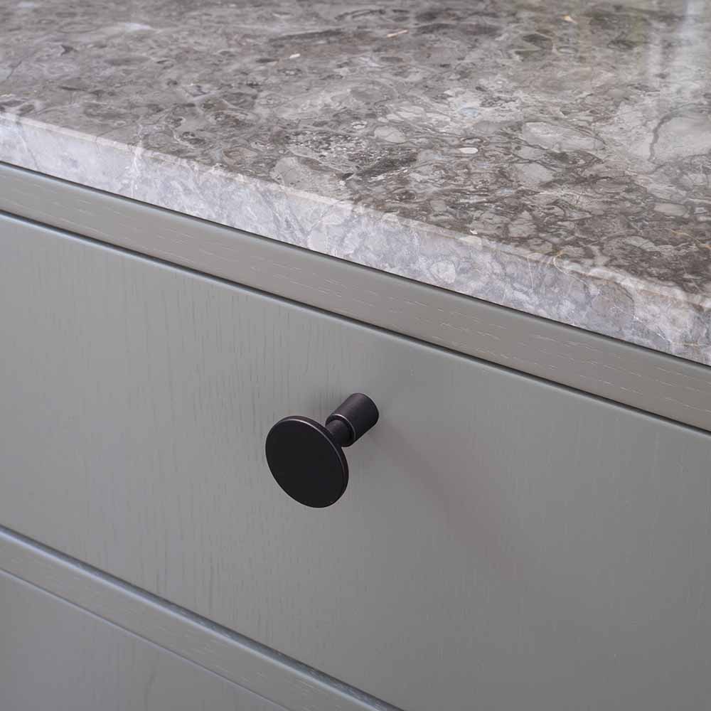 Knop Jubilee - 28mm - Mat Zwart