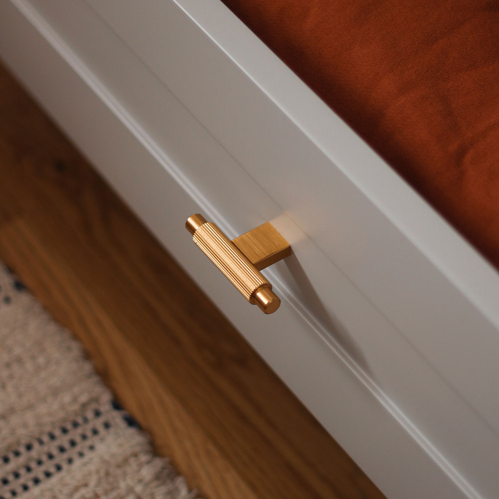 Knop T Arpa - Geborsteld Messing