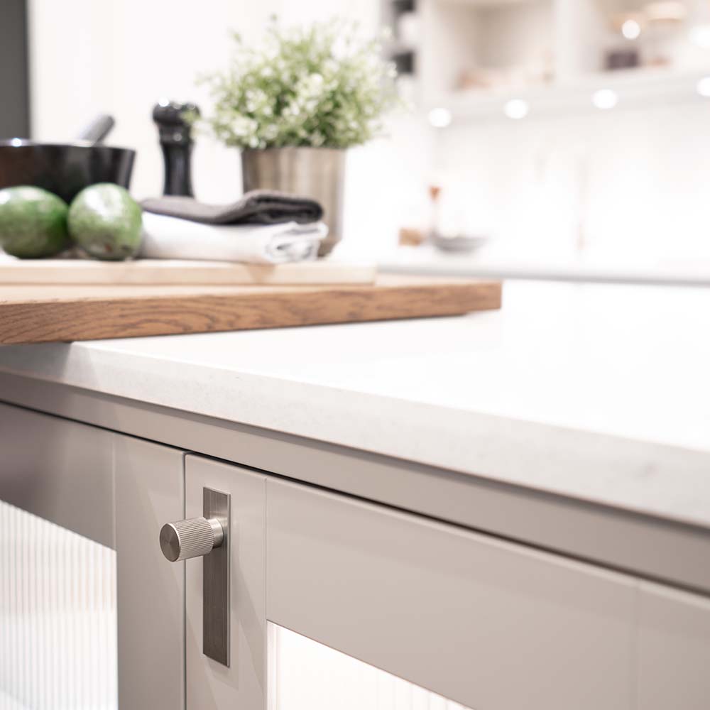 Knop Arpa/Achterplaat - RVS Look