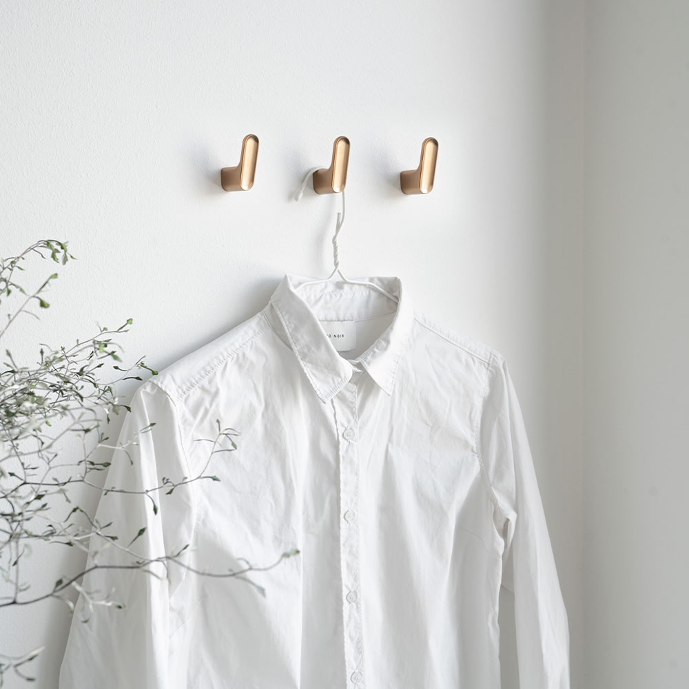 Haak Luv - Geborsteld Messing