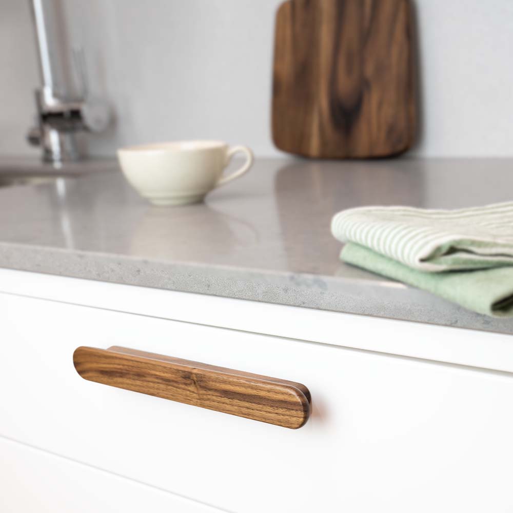 Handgreep Classis - 160mm - Walnoot