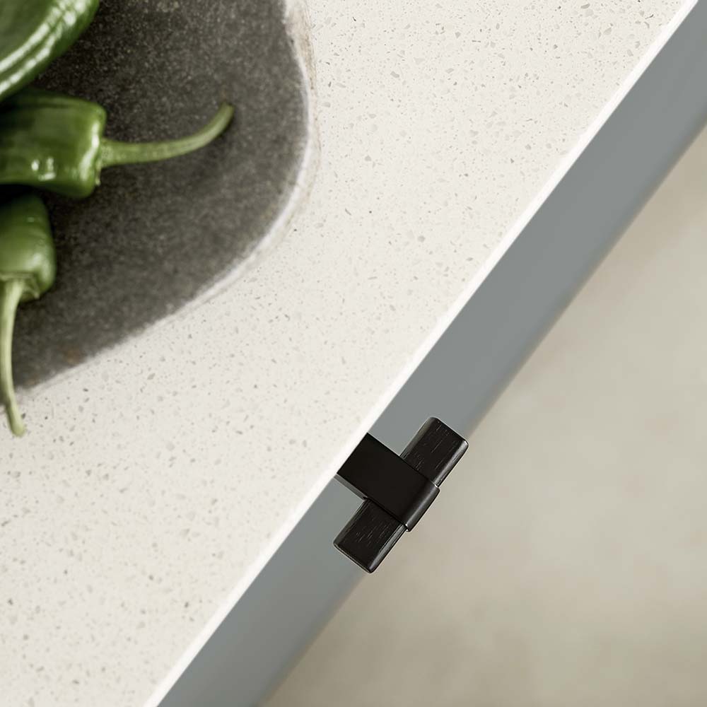 Knop T Crossing - Zwart/Zwart