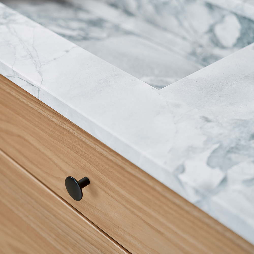 Knop Tango - 30mm - Mat Zwart