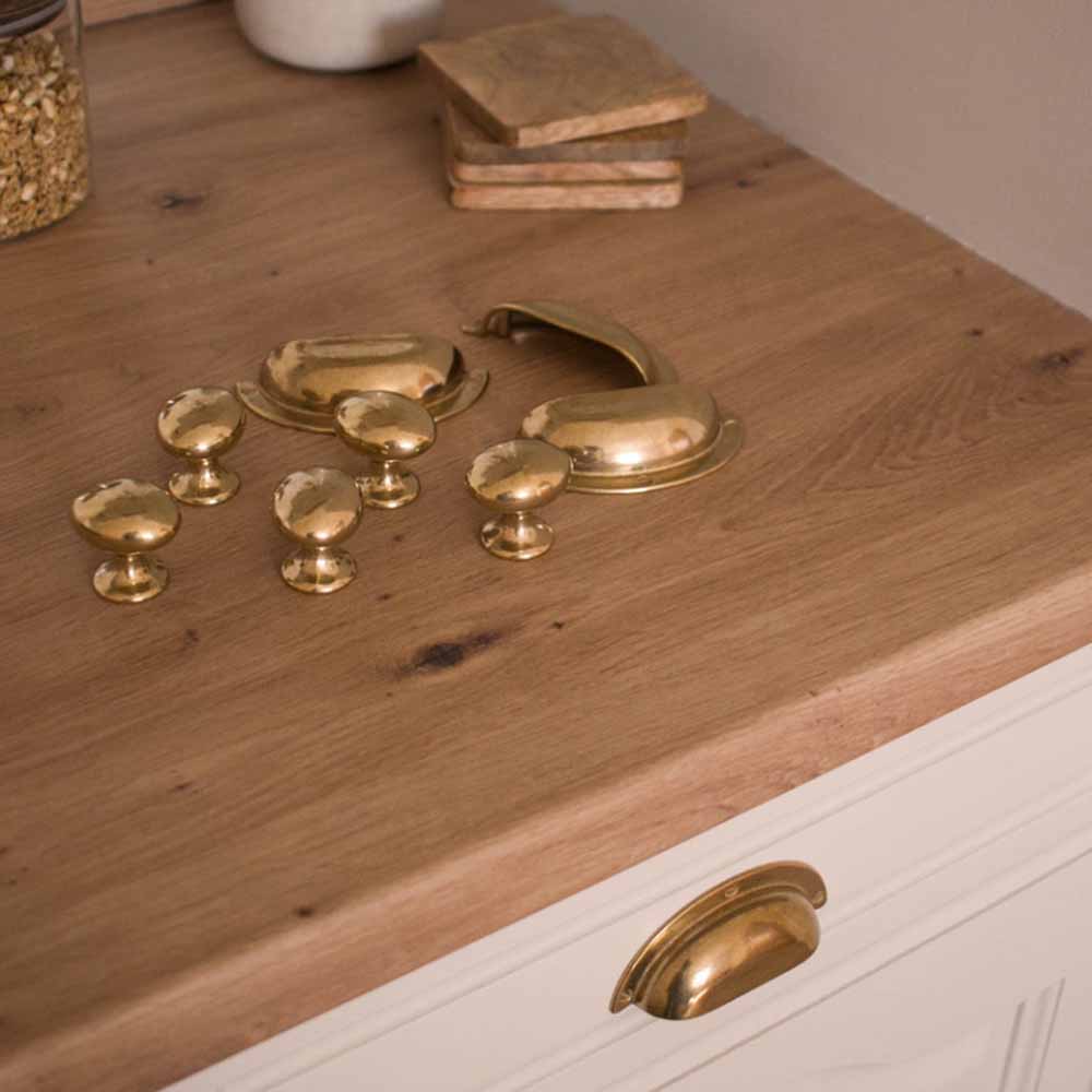 Knop 401 - Messing (Mat)