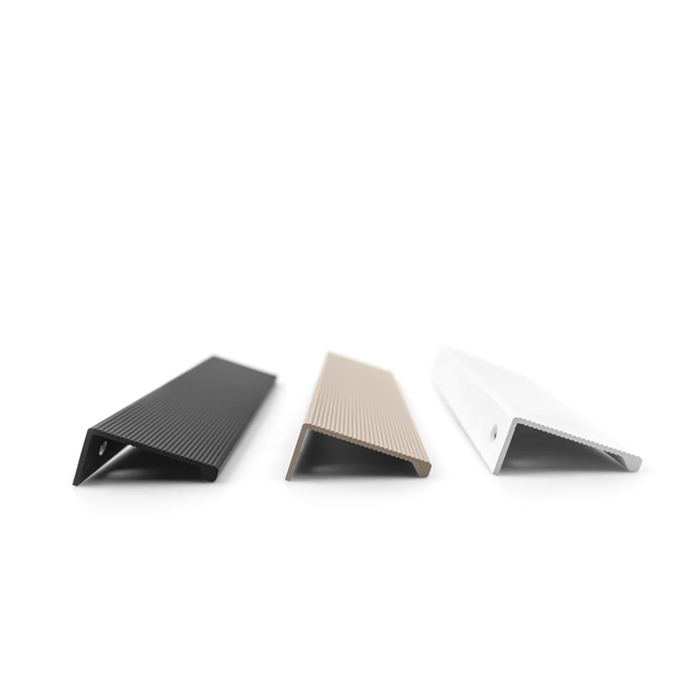 Profielgreep Square Aqua - Zwart