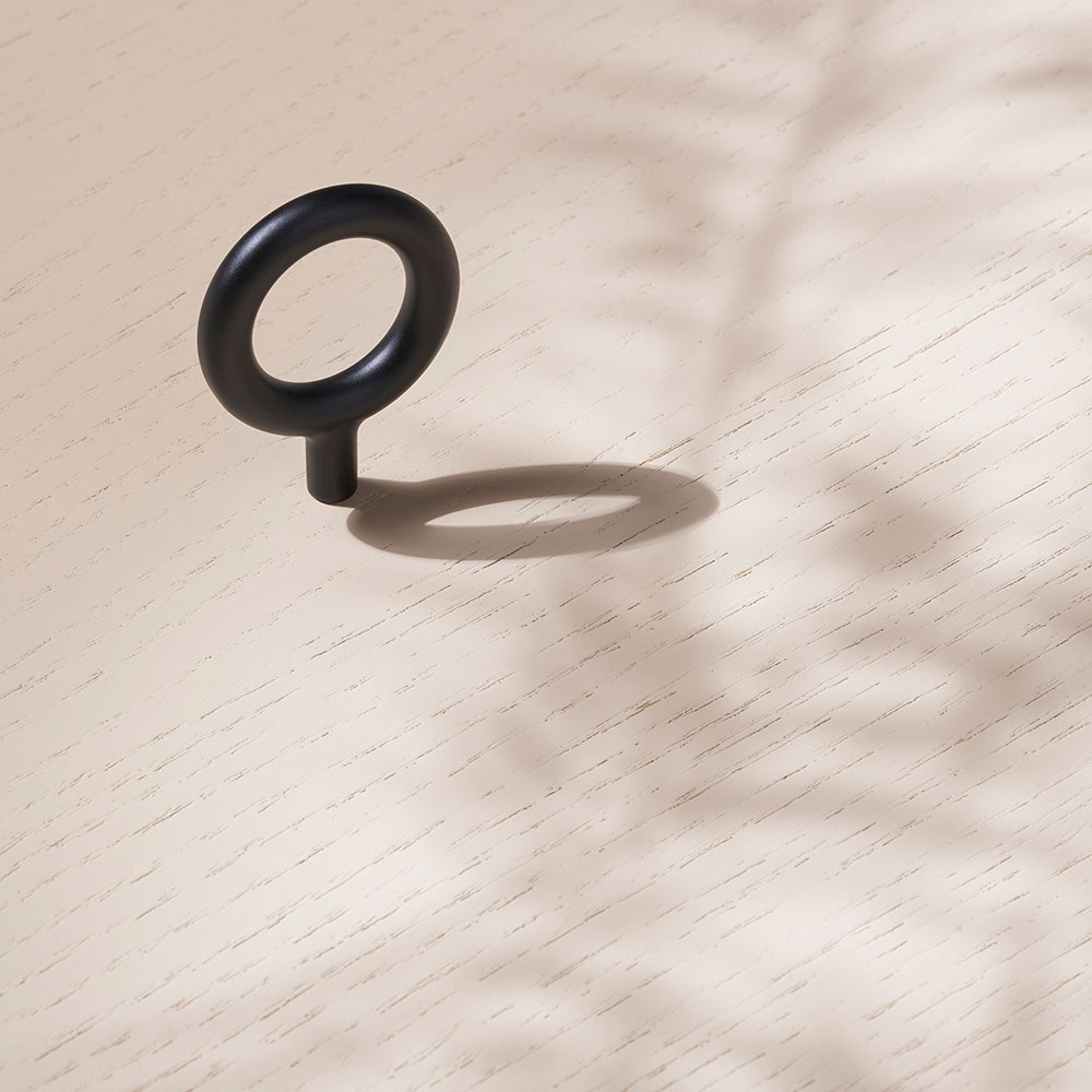 Toniton Key Knob - Zwart