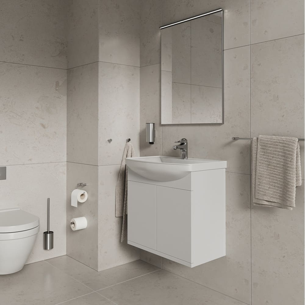 Toiletborstel Stay - Geborsteld RVS