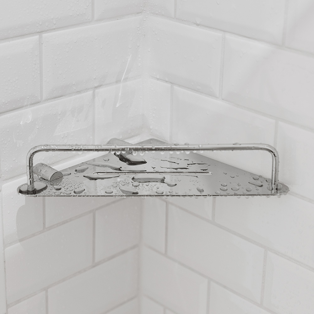 Hoekplank Match - Gepolijst Chroom