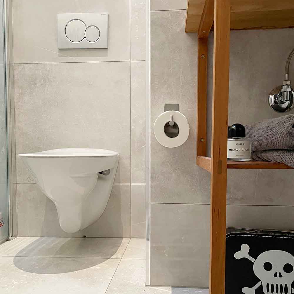 Base 200 Reserverolhouder - Geborsteld RVS