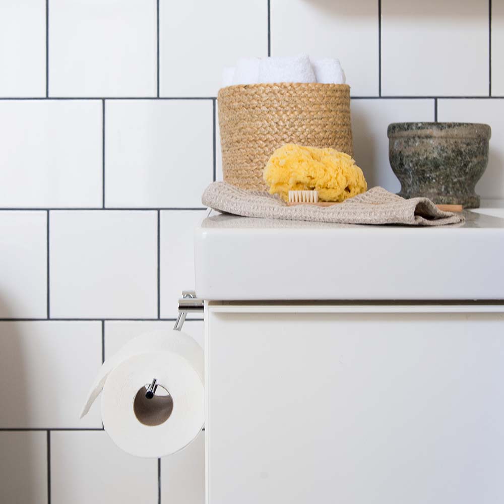 Base 200 Toiletrolhouder - Chroom