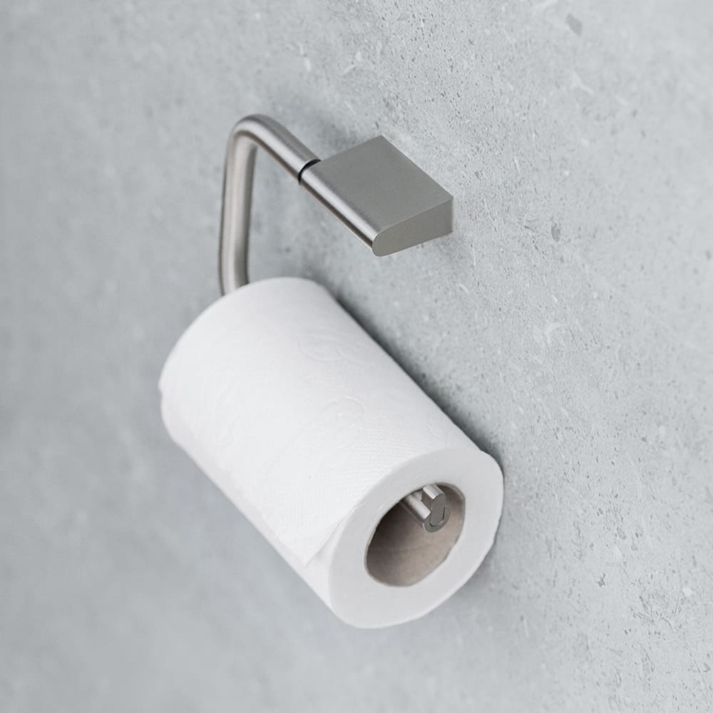 Toiletrolhouder Flow - Geborsteld Nikkel