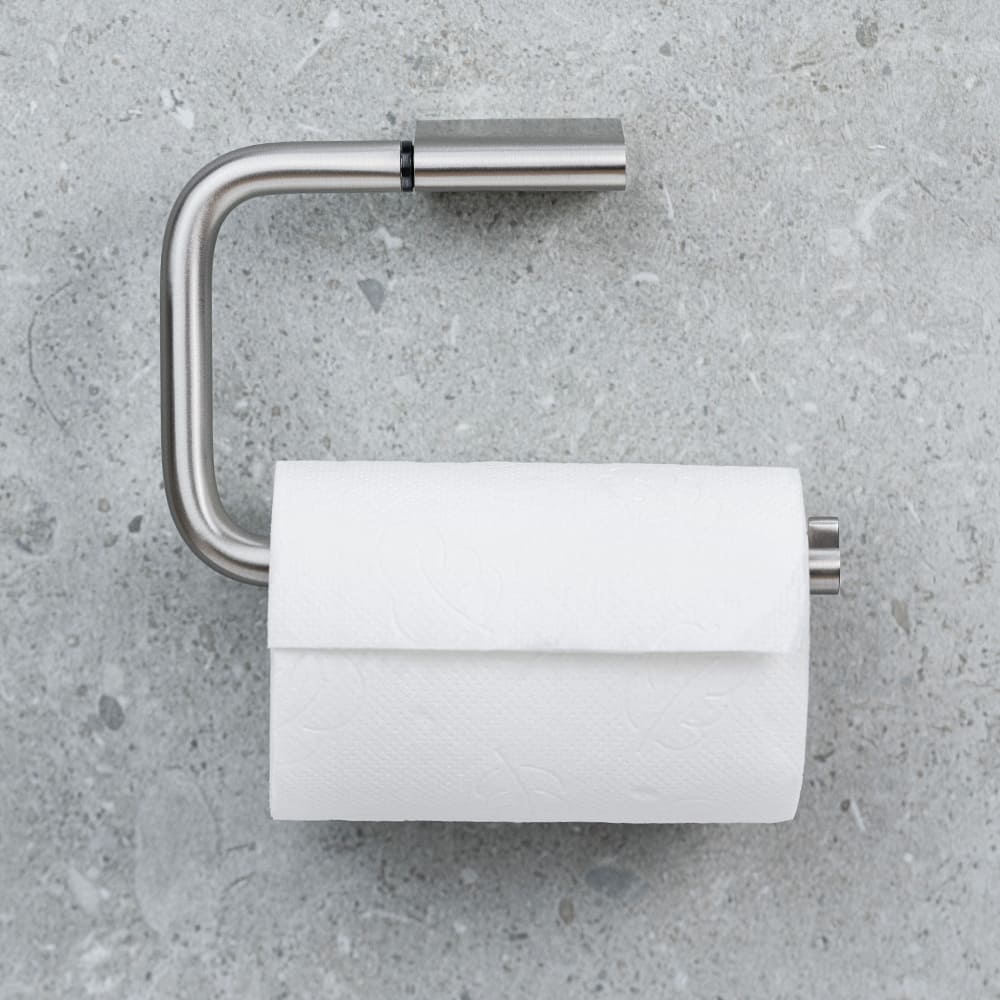 Toiletrolhouder Flow - Geborsteld Nikkel