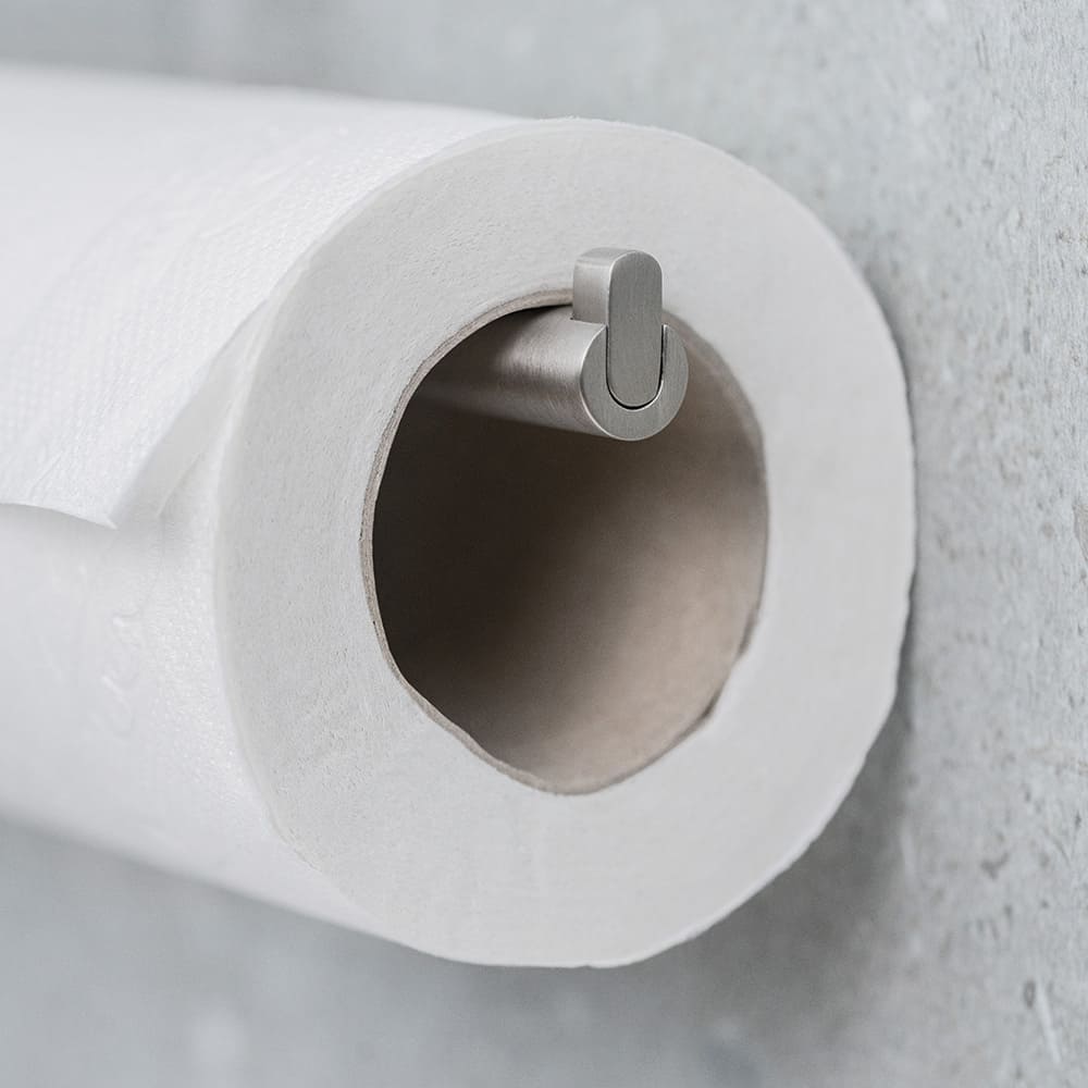 Toiletrolhouder Flow - Geborsteld Nikkel