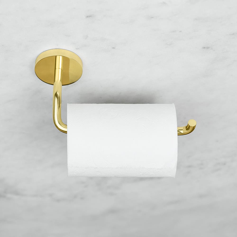 Toiletrolhouder Calm - Gepolijst Messing